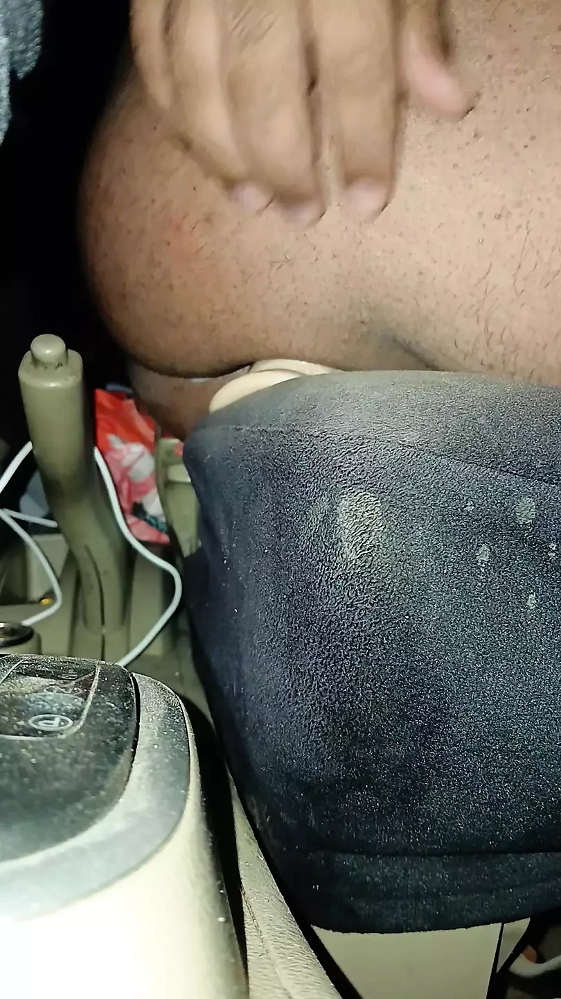 Horney Desi Ass in car