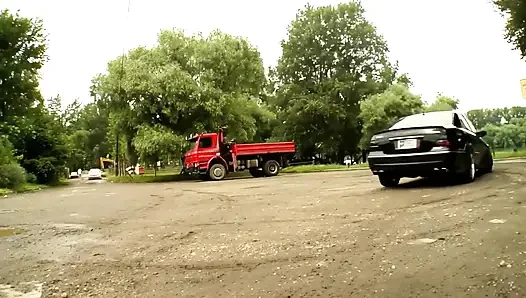 Threesome DP Fuck That Horny Teen Slut!