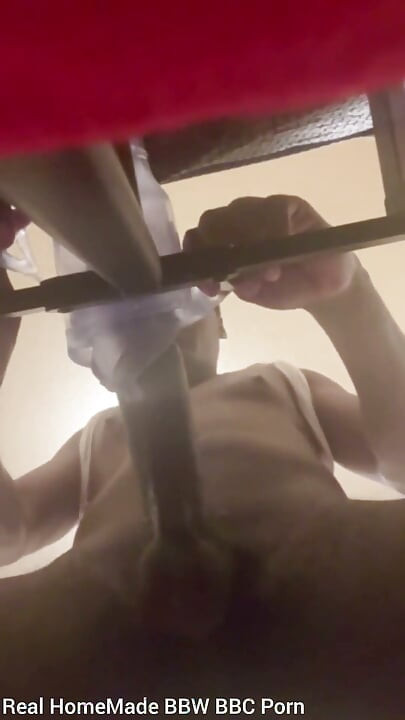 Drilling My Homealone Mounted Stroker Cumming so Hard