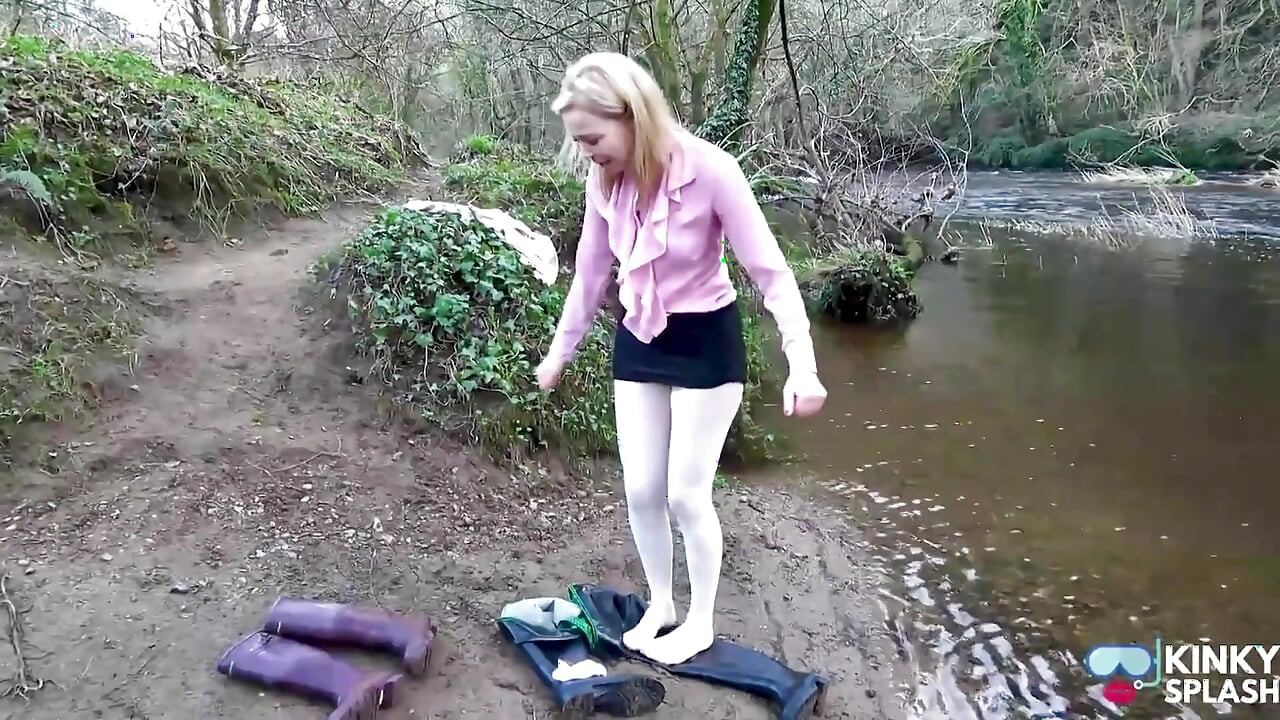 Secretary's White Tights Drenched in Waders Gone Wrong