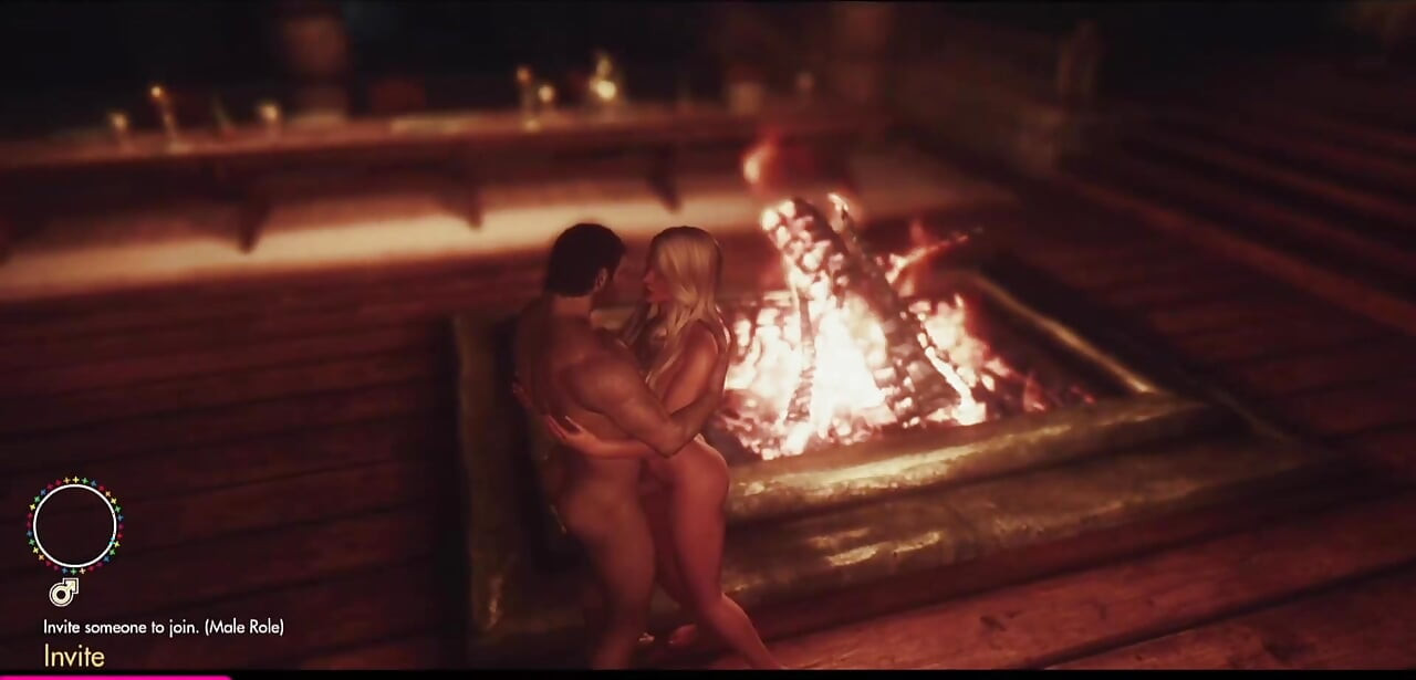 Skyrim Osex секс утрьох із майстром