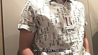 Personal Shopping with Fan & Blowjob in Changing Room