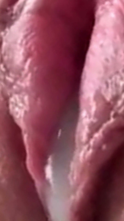 Stepmom EXTREME CLOSE-UP of a wet pulsating orgasm of a HUGE juicy PUSSY | Clip 1