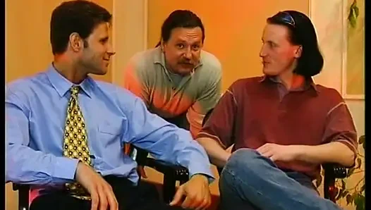 Stunning brunette in sexy stockings sucks cock and gets plowed