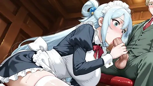 Loid (SxF) x Aqua (Konosuba)