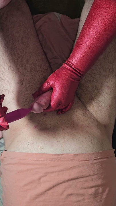 Labă cu vibrator, masaj adânc cu spermă uriașă | Clip 1