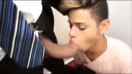 Moaning Sissy Twink vs Monster Cock