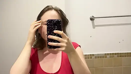 You Can See Her Big Nipples Through Her T-shirt