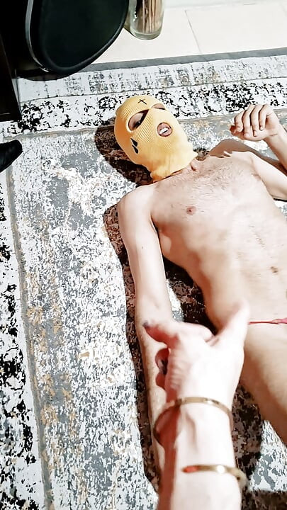 Disobedient Slave Punished with Brutal CBT and Trampling