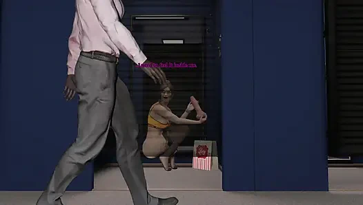 Sapık yapımcı 6: cliair'in soyunma odası dildoya binme orgazmı