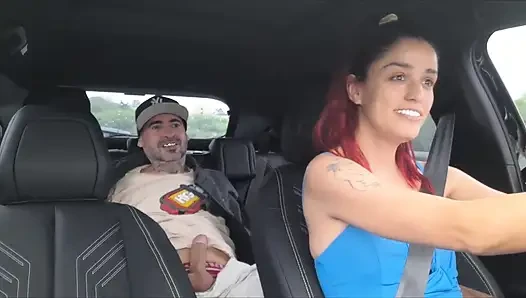 App Driver Fucks His Unknown Passenger!