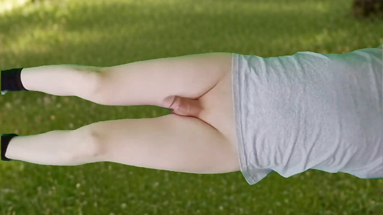 888 White Pretty Femboy on Green Grass Booty Soft Body Delicious and Young