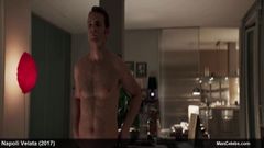male celebrity Alessandro Borghi nude ass during striptease