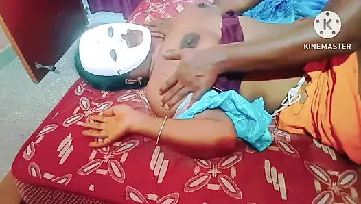 Chennai tamil bhabhi verführt ihren stiefbruder - Nahaufnahme blasen und muschi lecken mit tamil audio