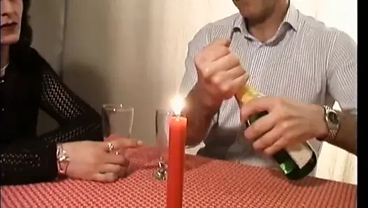 Threesome big cock sucking pussy fucking