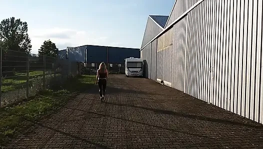 Reife in Engen Schwarzen Leggings