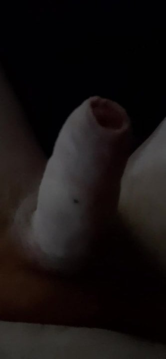Gay twink playing with his penis