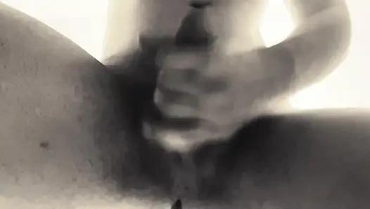 Getting hot and jerking off with big size Dick  before bedtime