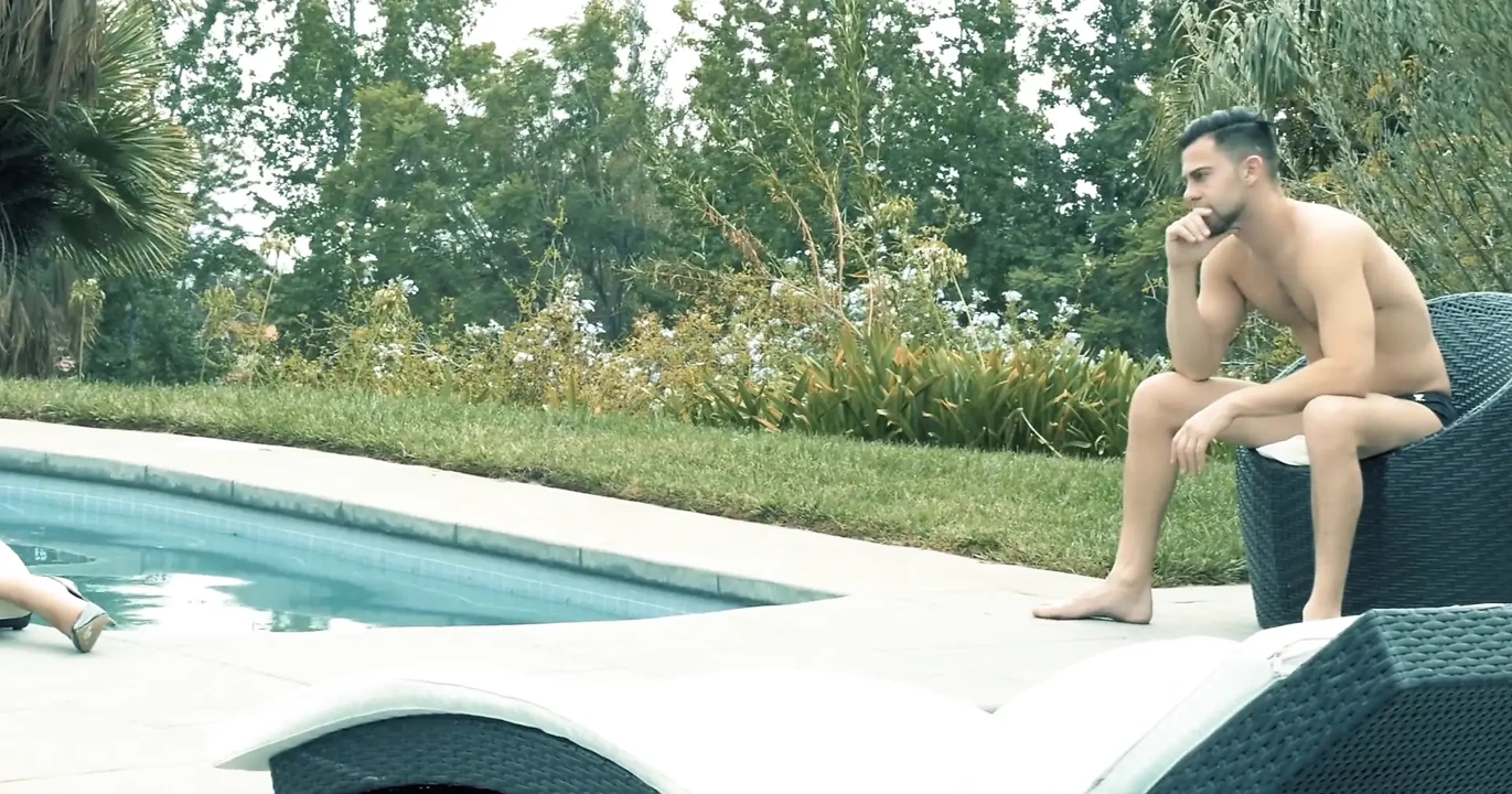Hot blonde teen gets fucked outdoors