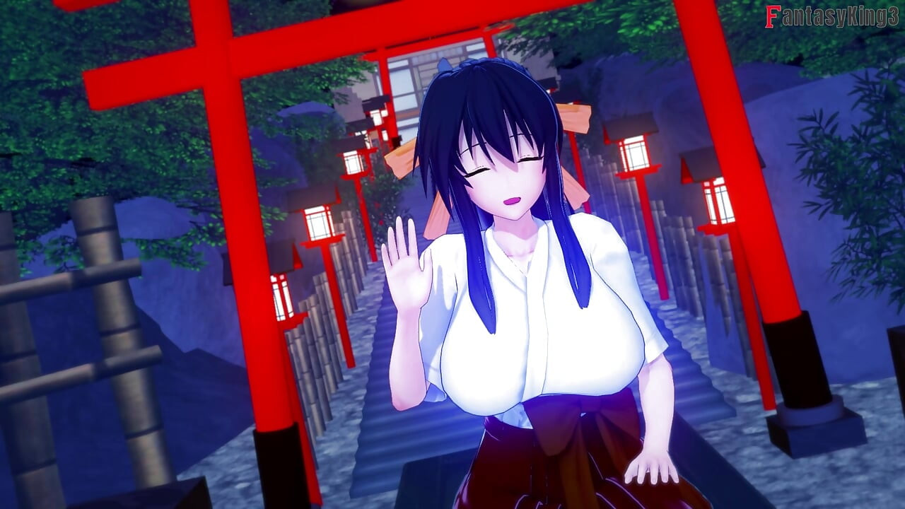 Rias Gremory Kimono berkongkek di festival - DXD Siri Kegilaan NTR