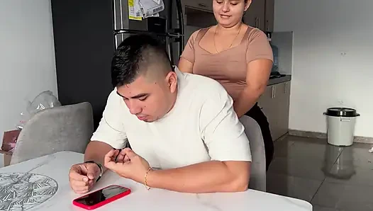 Stepsister Wants Sex in the Kitchen