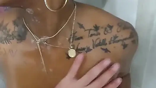 Interracial Sex in the Shower with a Colombian on Vacation