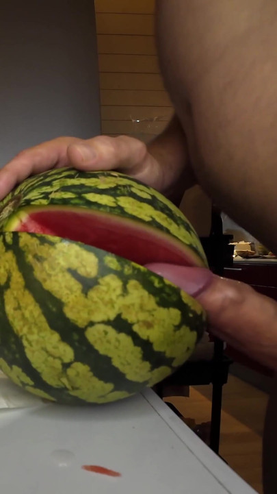 Fucking a virgin Watermelon | Clip 1