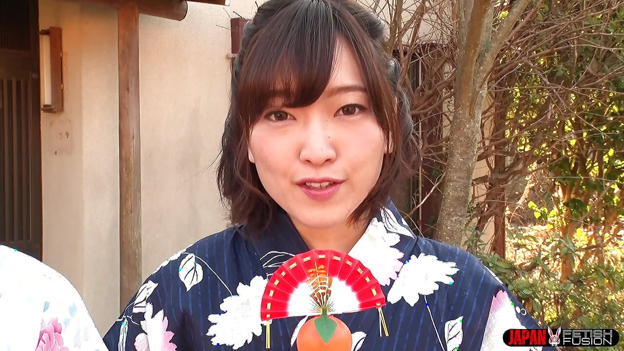 New Year's Special: Kimono Messy Lesbian Play - Yua Nanami & Amari Hoshi