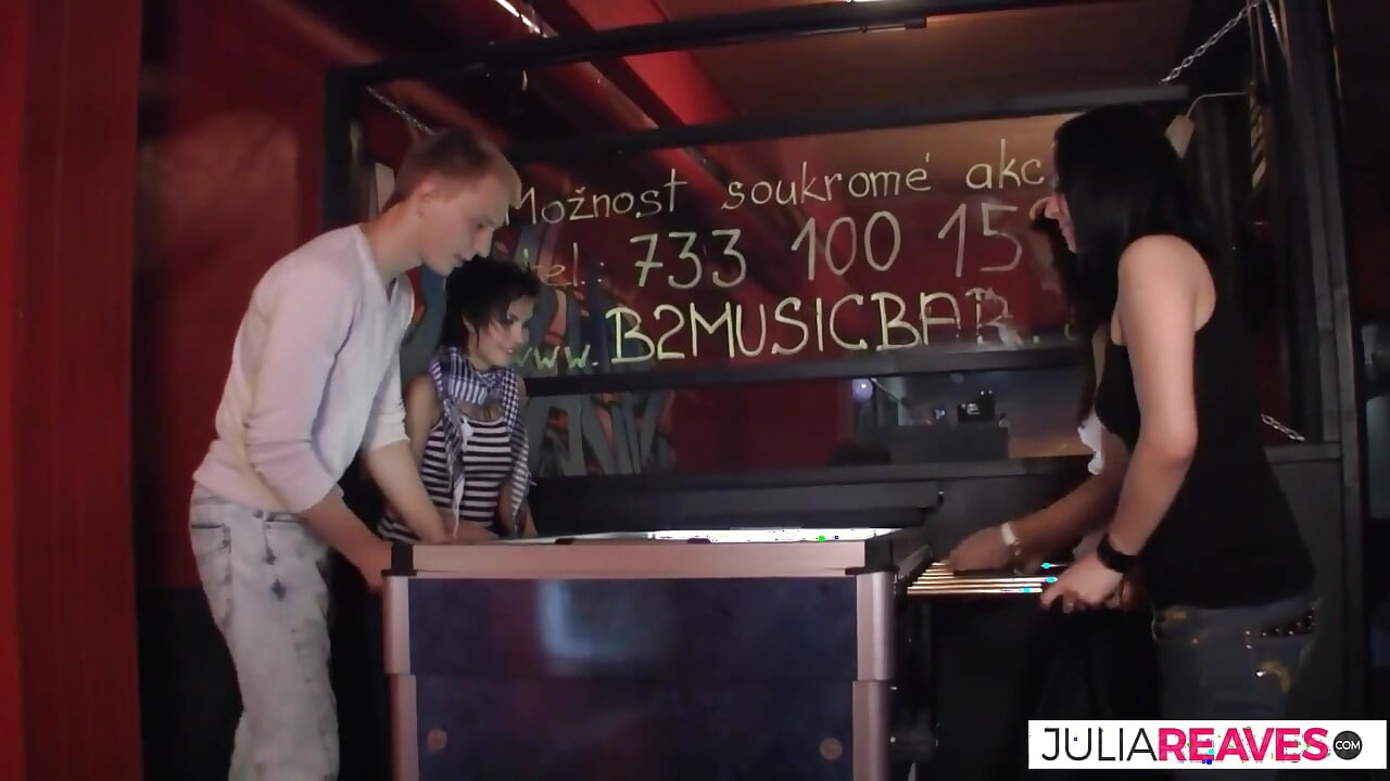 Brunette MILF Gets Wildly Pounded on Foosball Table