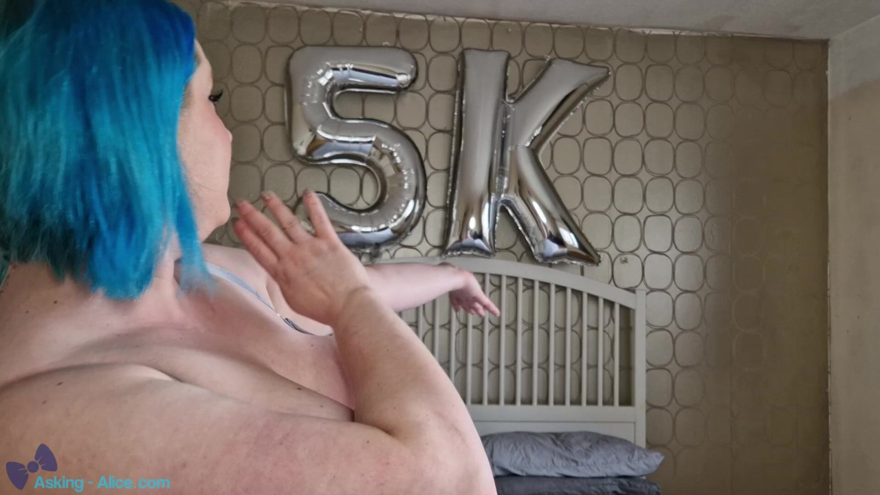 TRAILER ONLY  Titty Worship & JOI (5K Celebration Series) - Solo Girl