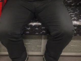 Bulto de papá en el metro de Berlín