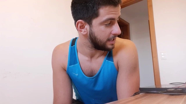 Get this amateur hunk's hot exclusive CUM video