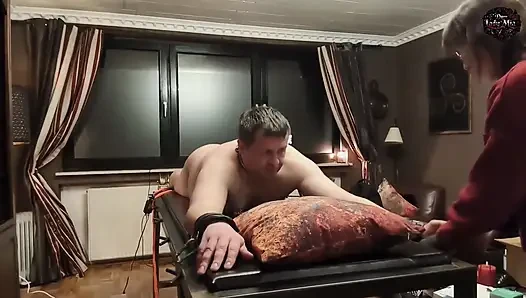 Domlady Mia - Punishment of Terror for the Slave - Training: Ass Fucked by the Fucking Machine - Part 1