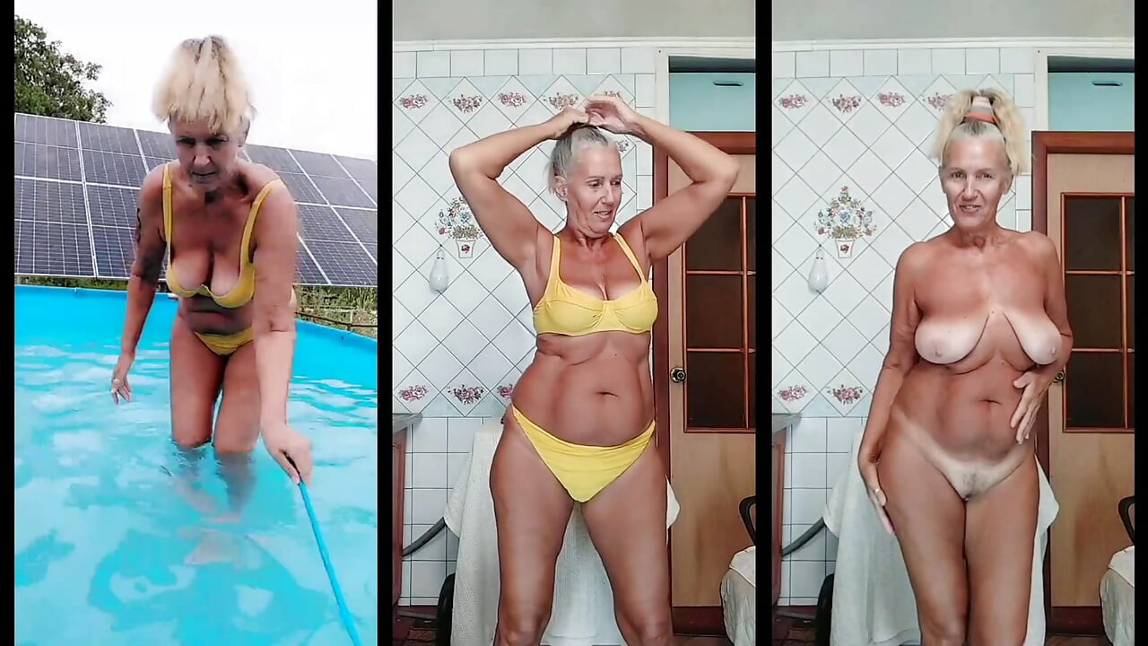 Evde havuz sonrası eğlence