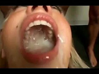 Подборка ртов спермы