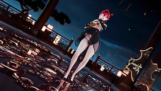 [mmd] 4K Yinyin-bingbing Korean Dance, Lingerie, Erotic Tattoo, Striptease