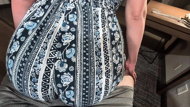 creaming shorts during lap dance from redhead