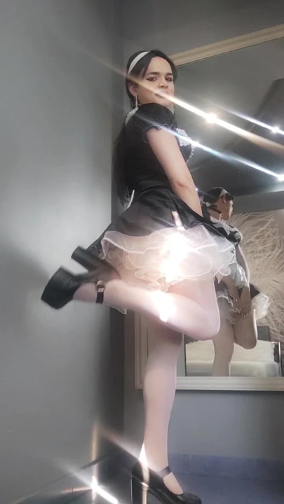 Dressing up for housemaid work