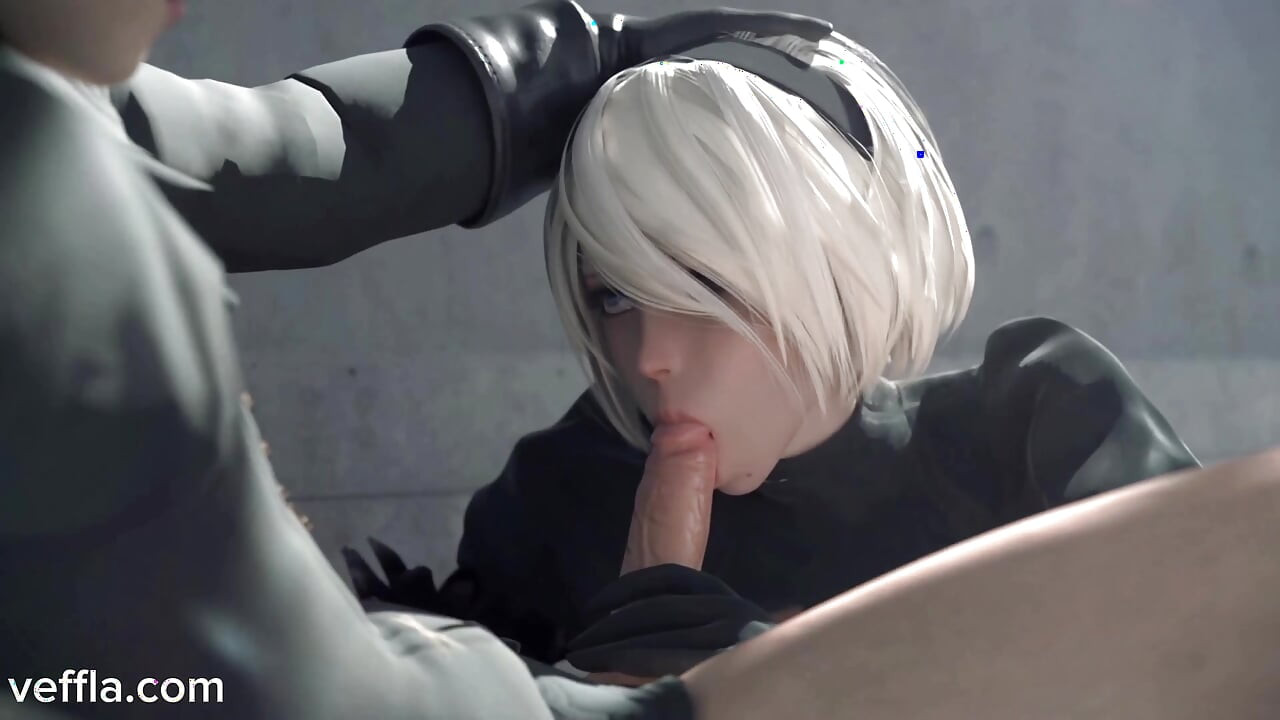 Yorha 2b Android đụ mạnh: Nier Automata 3d Hentai chảy tràn tinh dịch 4k nsfw