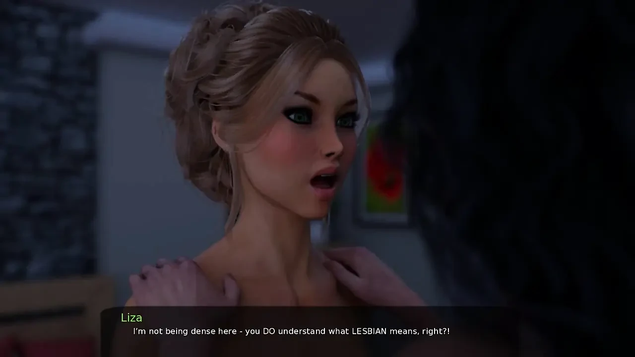 Milfy City v0.6e, часть 65 Лесбиянка и один хуй От LoveskySan69