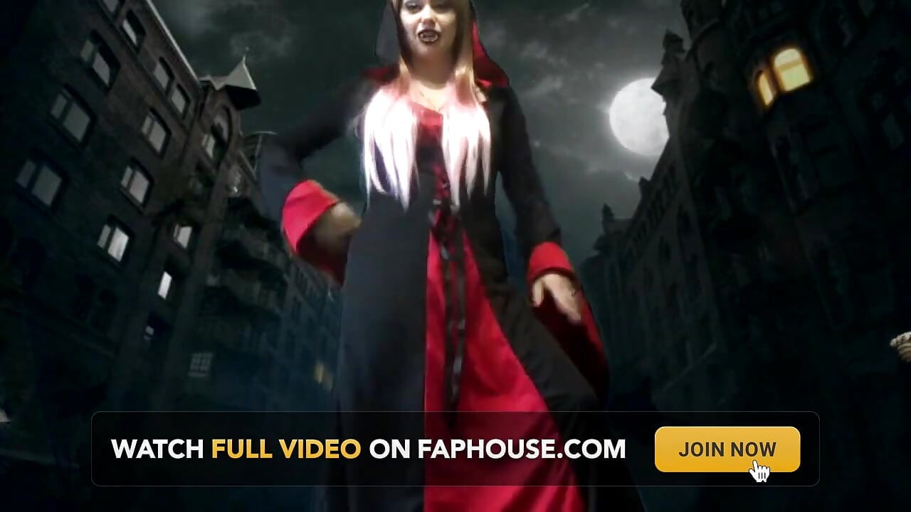 Giantess Vampire تريد أن تلعب من أجلك ... ولكن ليس لفترة طويلة!