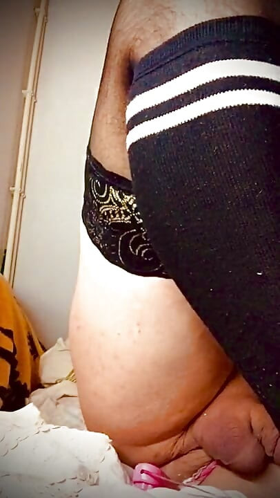 Preatty Femboy Enjoy whit dildo