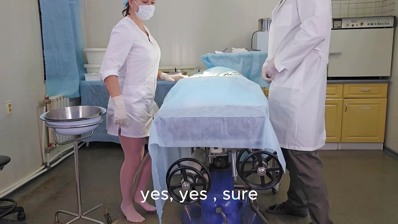 The doctor fucked a nurse with big tits