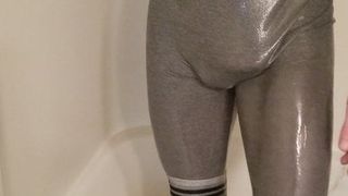 pissing myself in cotton spandex part 3 of 3