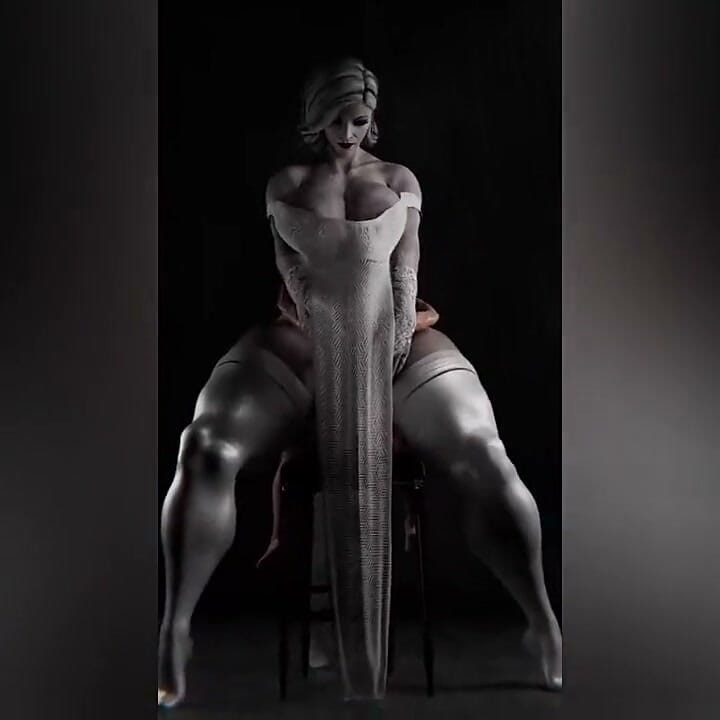 Ai3d MILF - Lady Dimitrescu jahanje izbliza