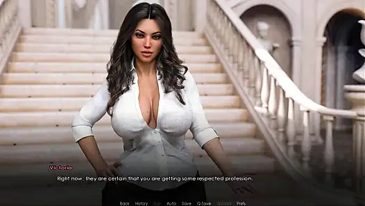 Şehvet akademisi: büyü dünyası ve büyük orta yaşlı seksi memeler. Bölüm 6