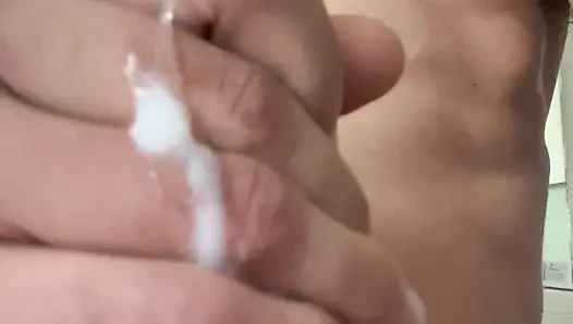Soyunuyor bakış açısı yumuşak ve sert yakın çekim boşalma kalın döl