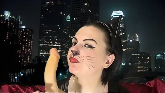 Kitty milking your cock