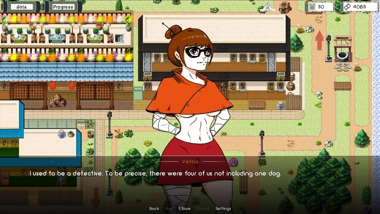 Naruto - Kunoichi Trainer v0.13 parte 8 Velma la puttana - La figa rasata di Loveskysan69