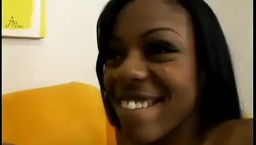 Sexy Lacey Duvalle does a lesbian scene with her black girlfriend